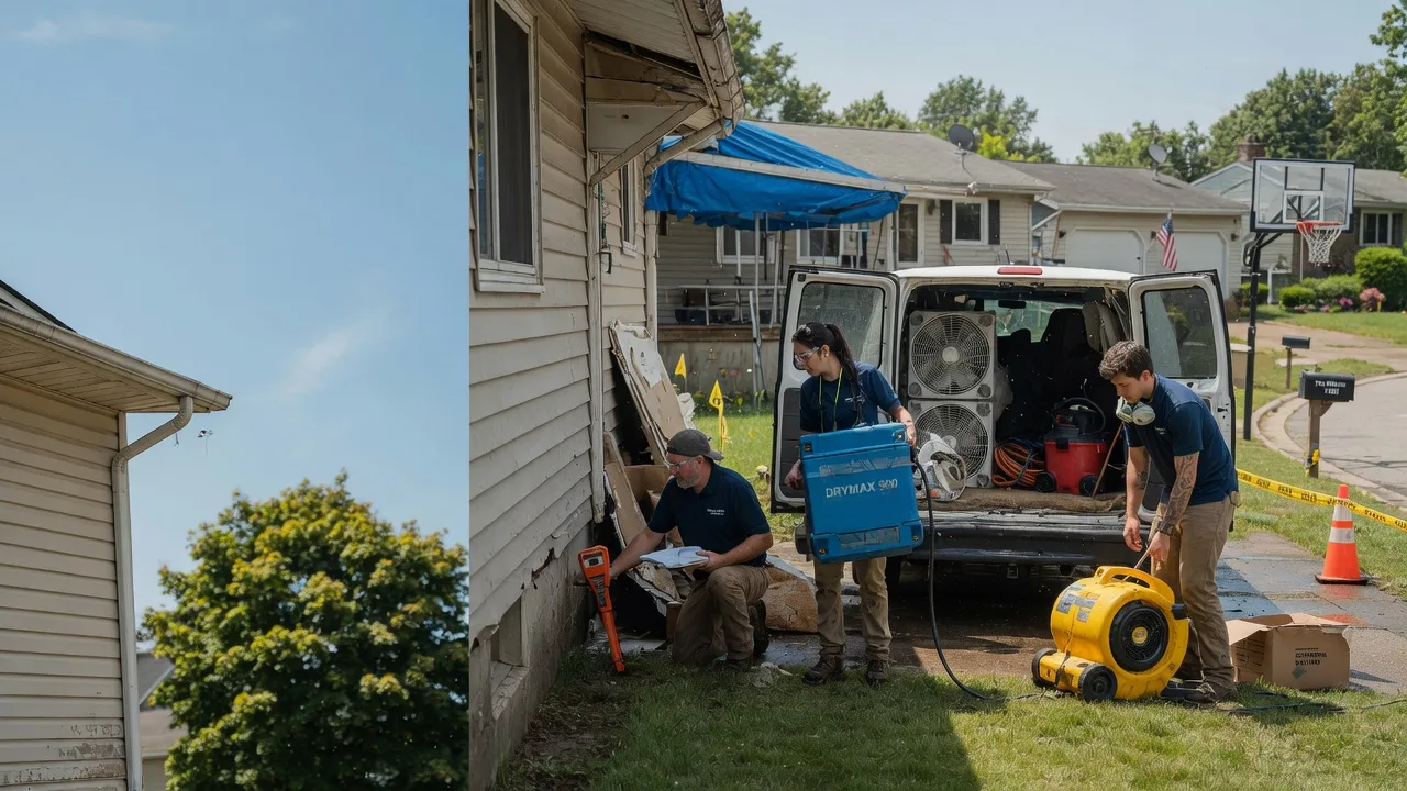 Ceiling Leak Cleanup in Glenbeulah, WI near me